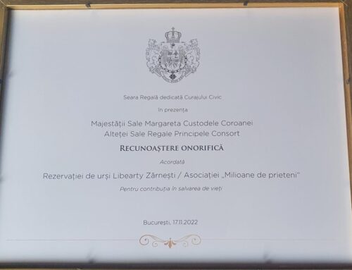 Recognition from the Royal House of Romania.