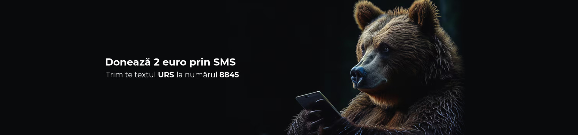Donează 2 euro prin SMS